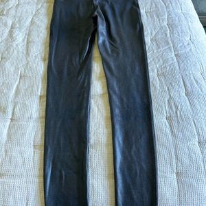 Spanx faux leather leggings gently used